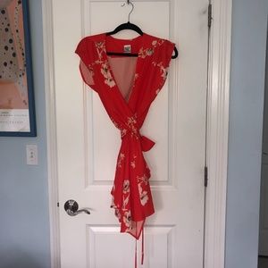 Hello Molly Floral Wrap Dress